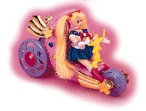 Sailor Moon doll and Moon Cycle set